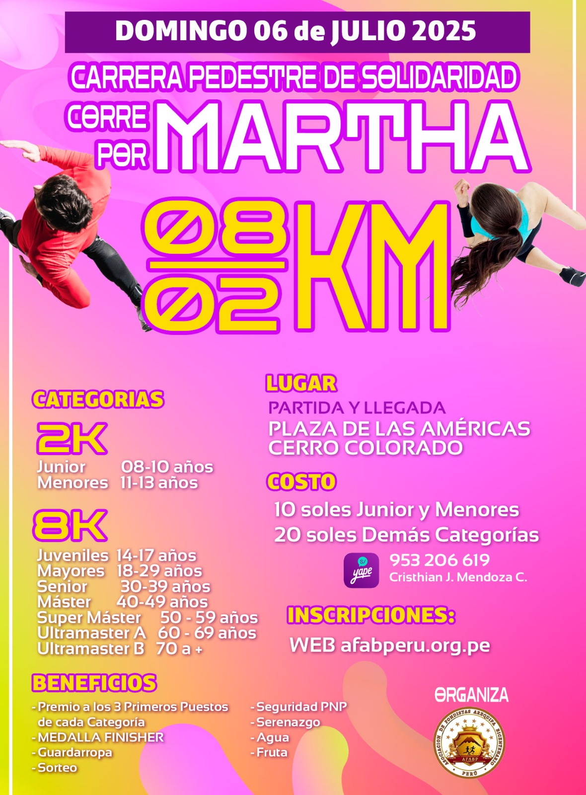 🪼 GRAN CARRERA PEDESTRE de SOLIDARIDAD