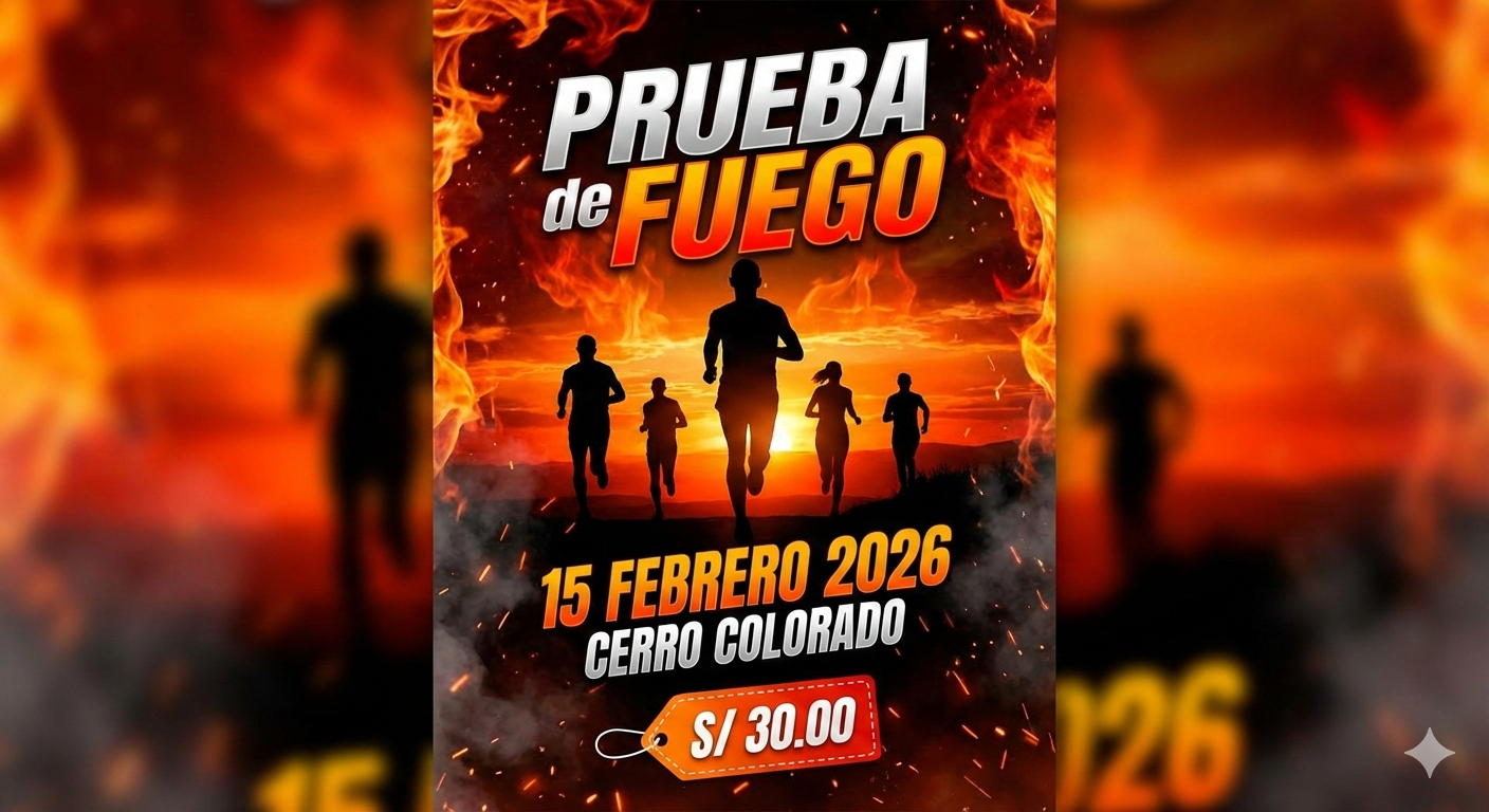GRAN CARRERA PEDESTRE "PRUEBA de FUEGO"